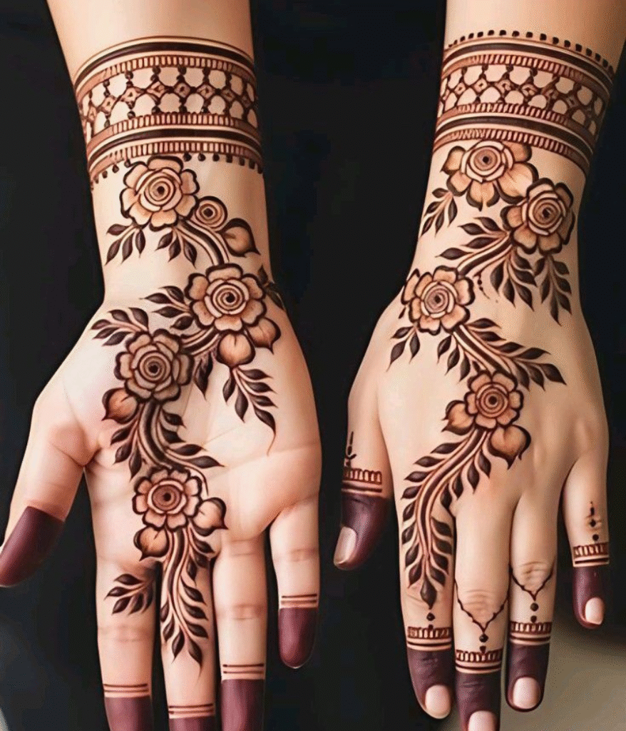cool and beautiful mehndi design for parti