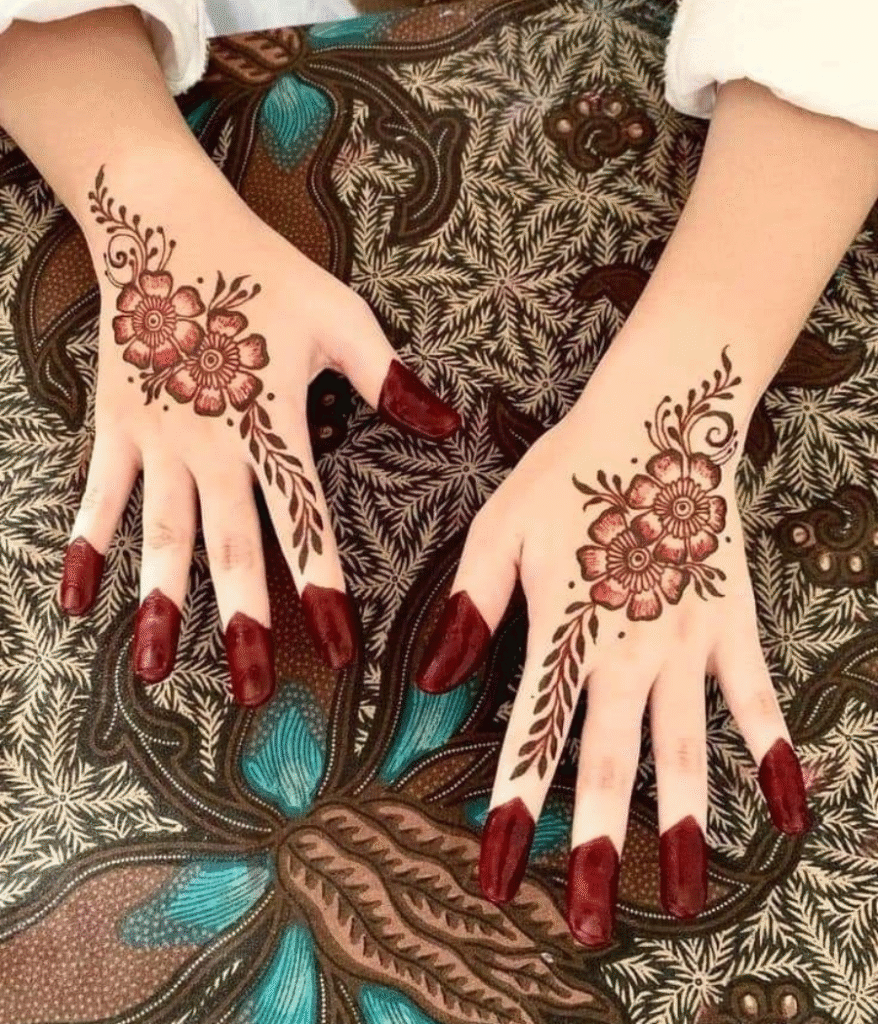cool henna designs simple