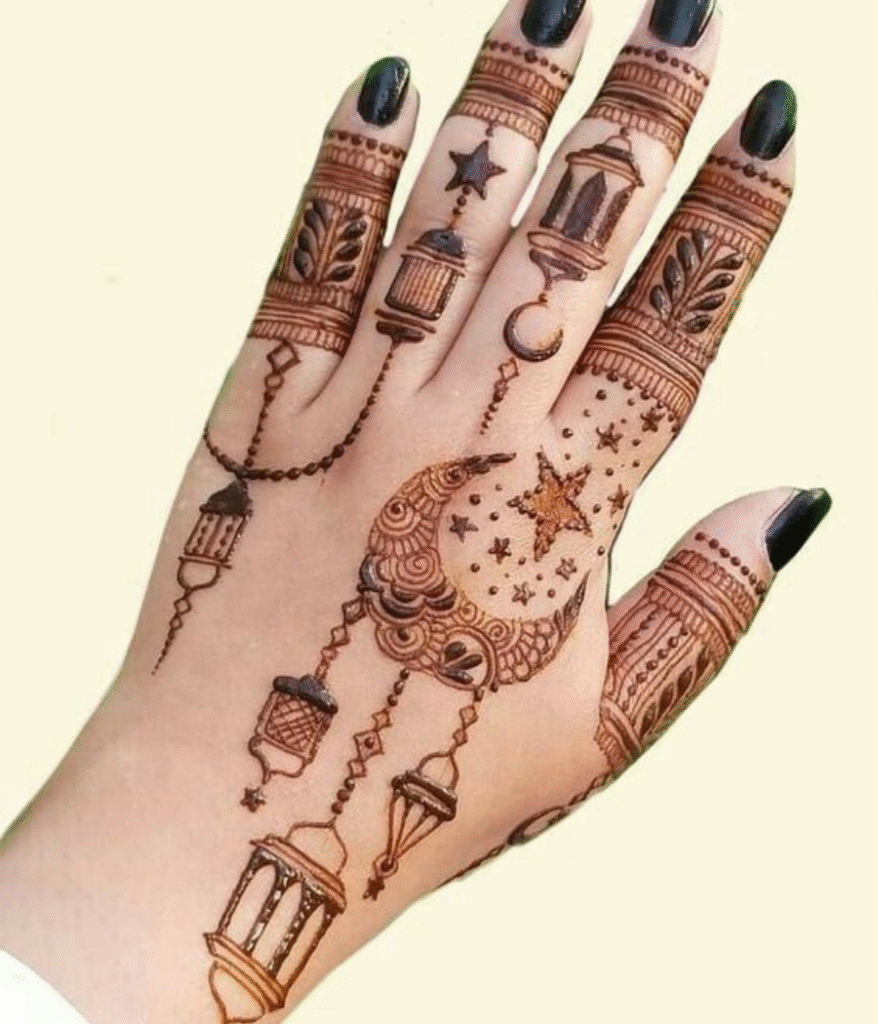 cute bakra eid mehndi design
