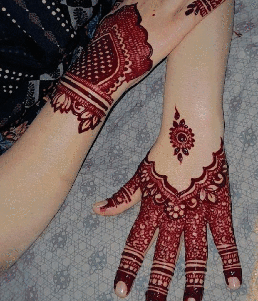 dark bakra eid mehndi design