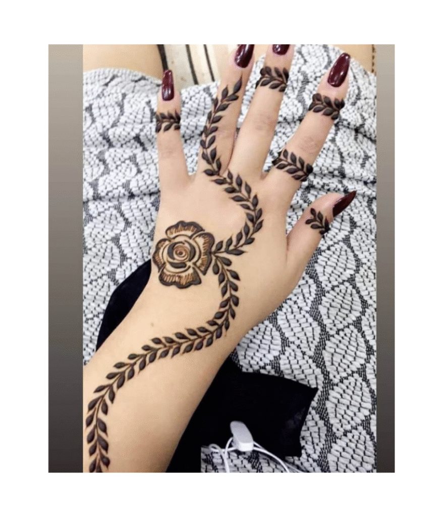 dubai mehndi design back hand instagram 
