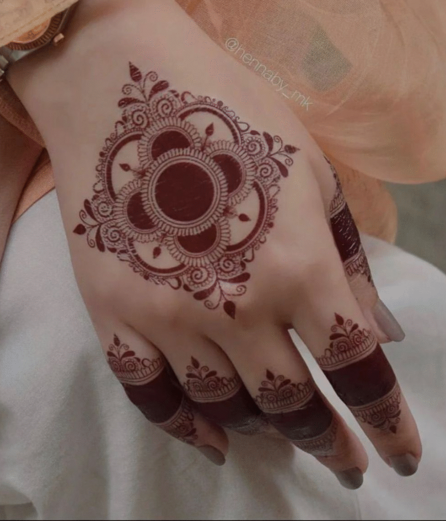 dubai mehndi design back hand instagram