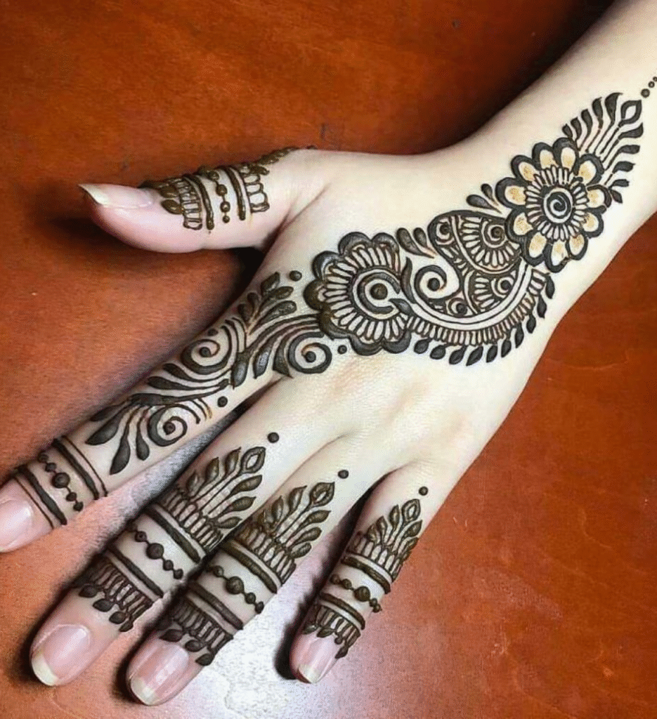 easy mehndi for eid