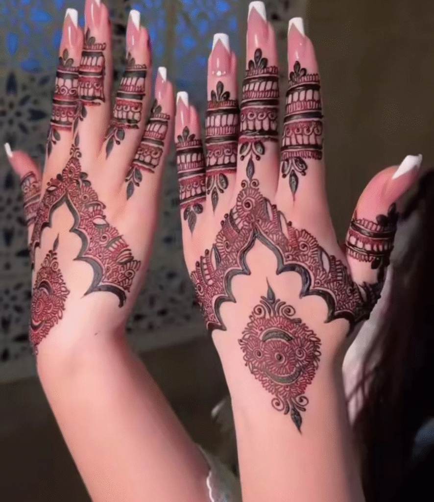 fancy mehndi design simple and beautiful