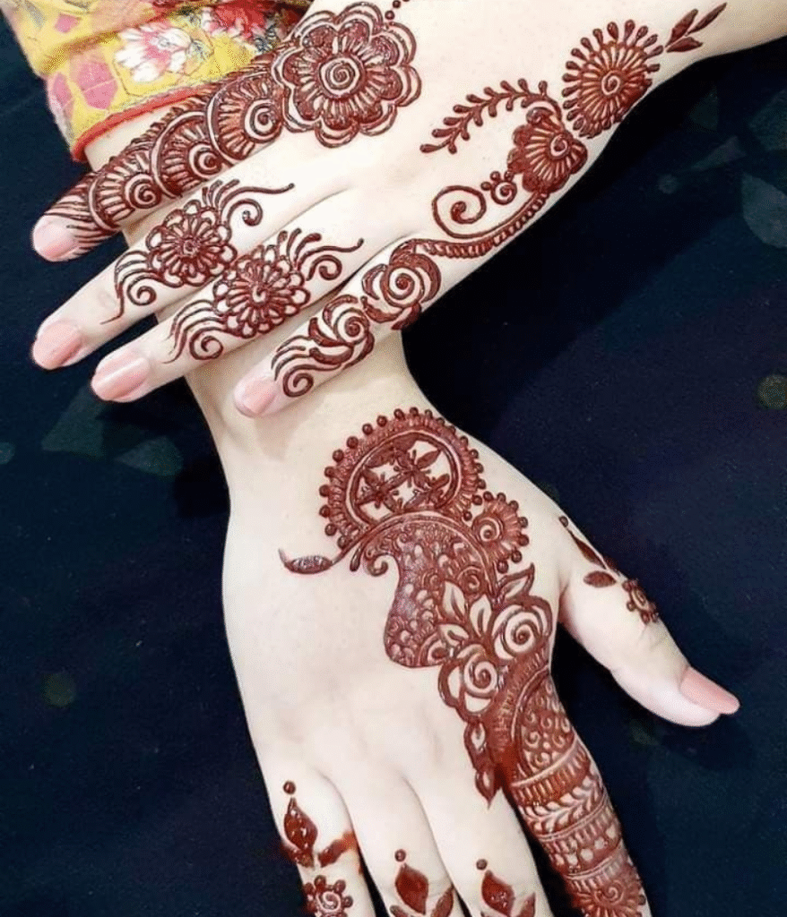 light bakra eid mehndi design