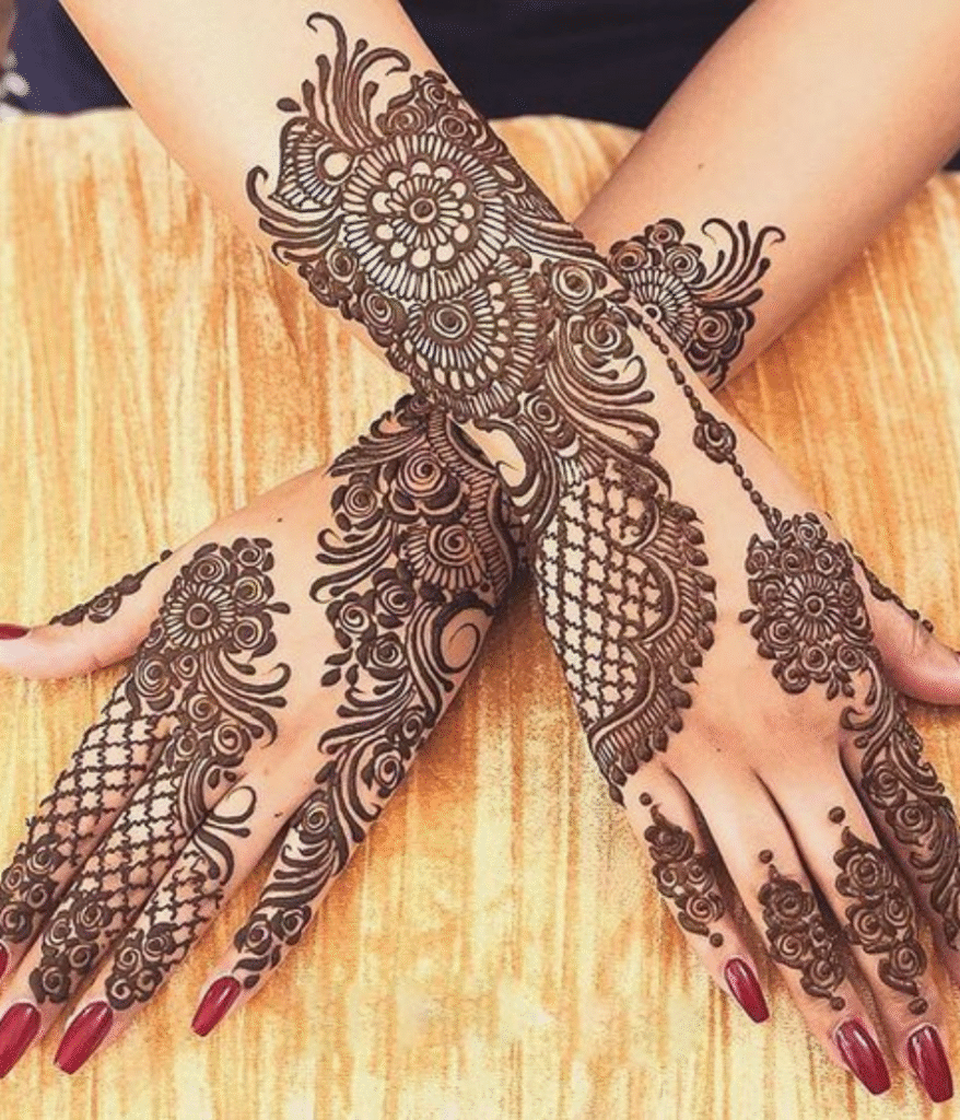 rose dubai mehndi design simple and beautiful 