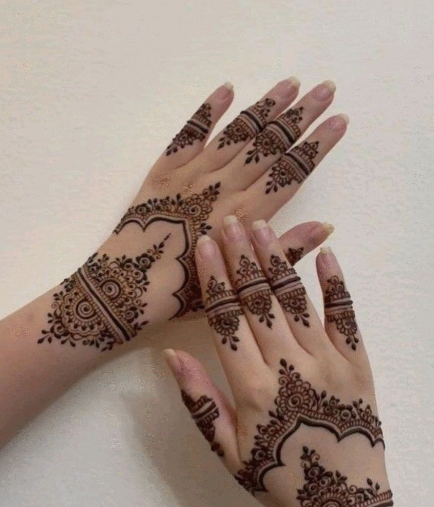 simple and cool mehndi design