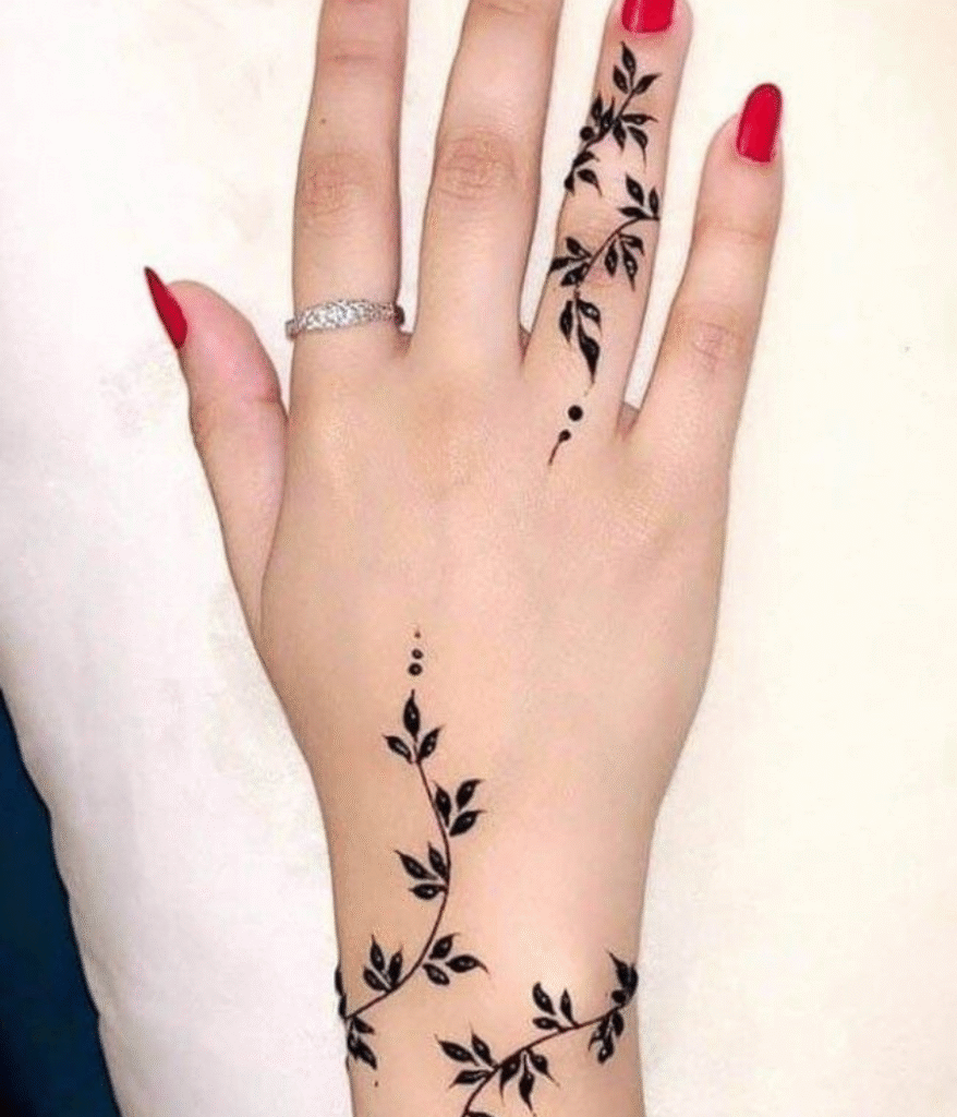 simple and cool mehndi design