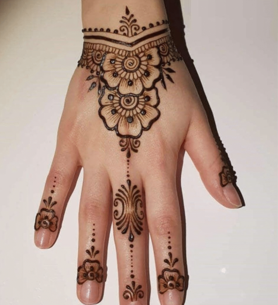 simple and easy henna