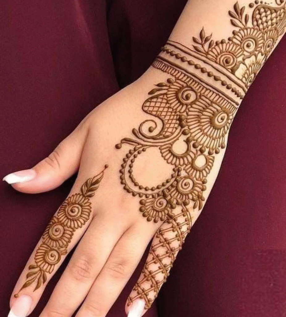 simple design of mehndi
