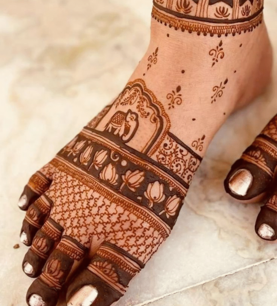 traditional-leg-mehndi-design
