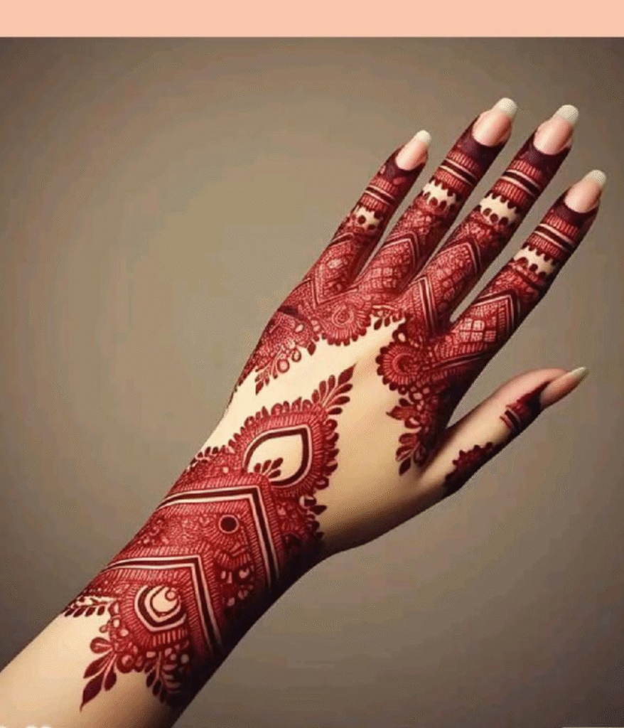 uniqe bakra eid mehndi design