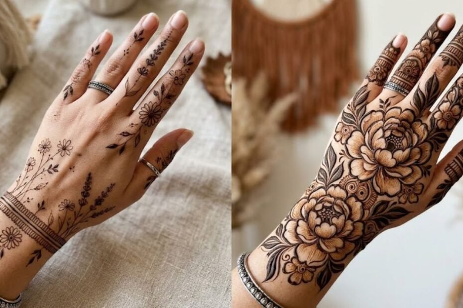 Floral Mehndi design