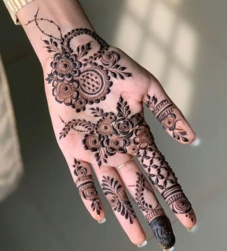 Front Hand Mehndi Design 