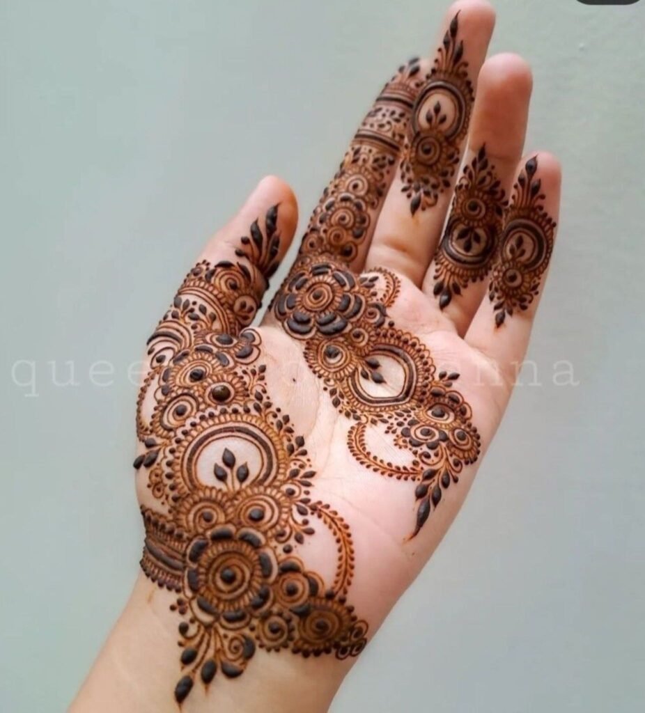  (Palm) Mehndi Design 