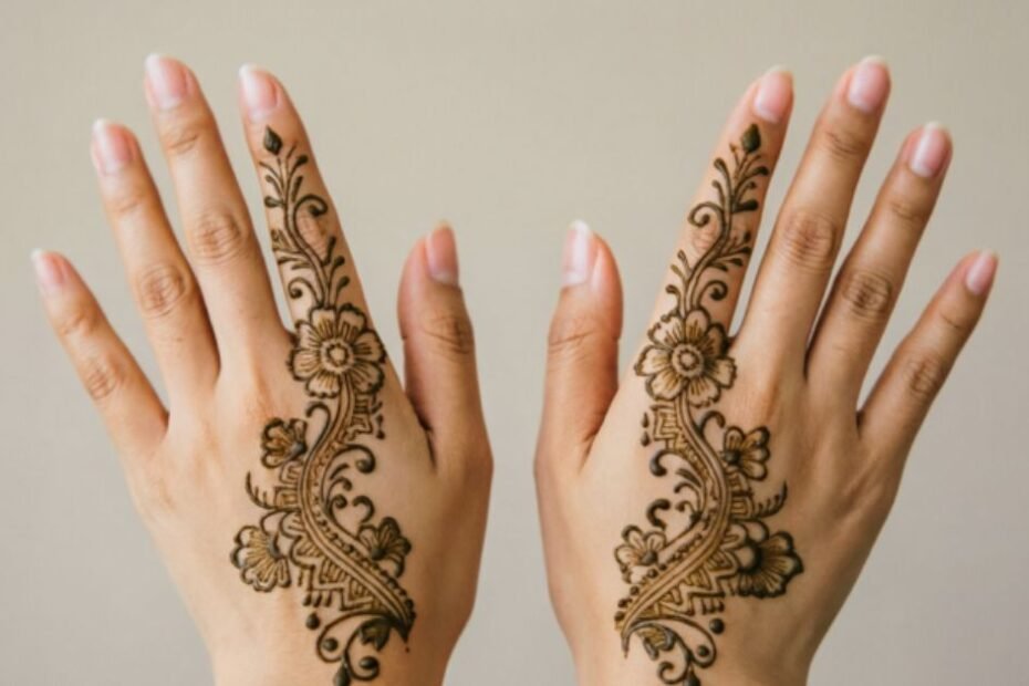 Front Hand Mehndi Design