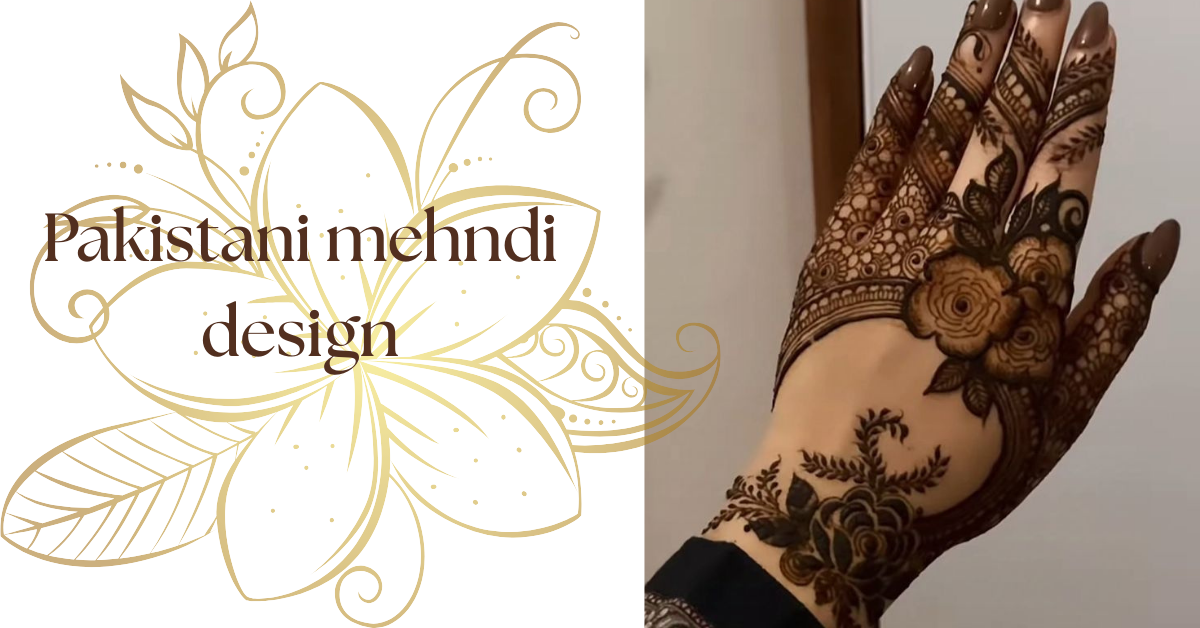 Pakistani mehndi design