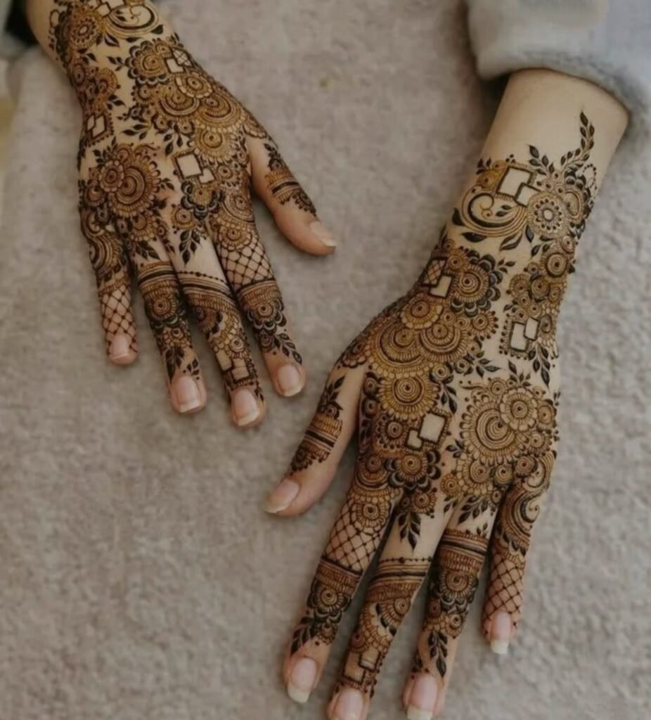 Bridal hand mehndi