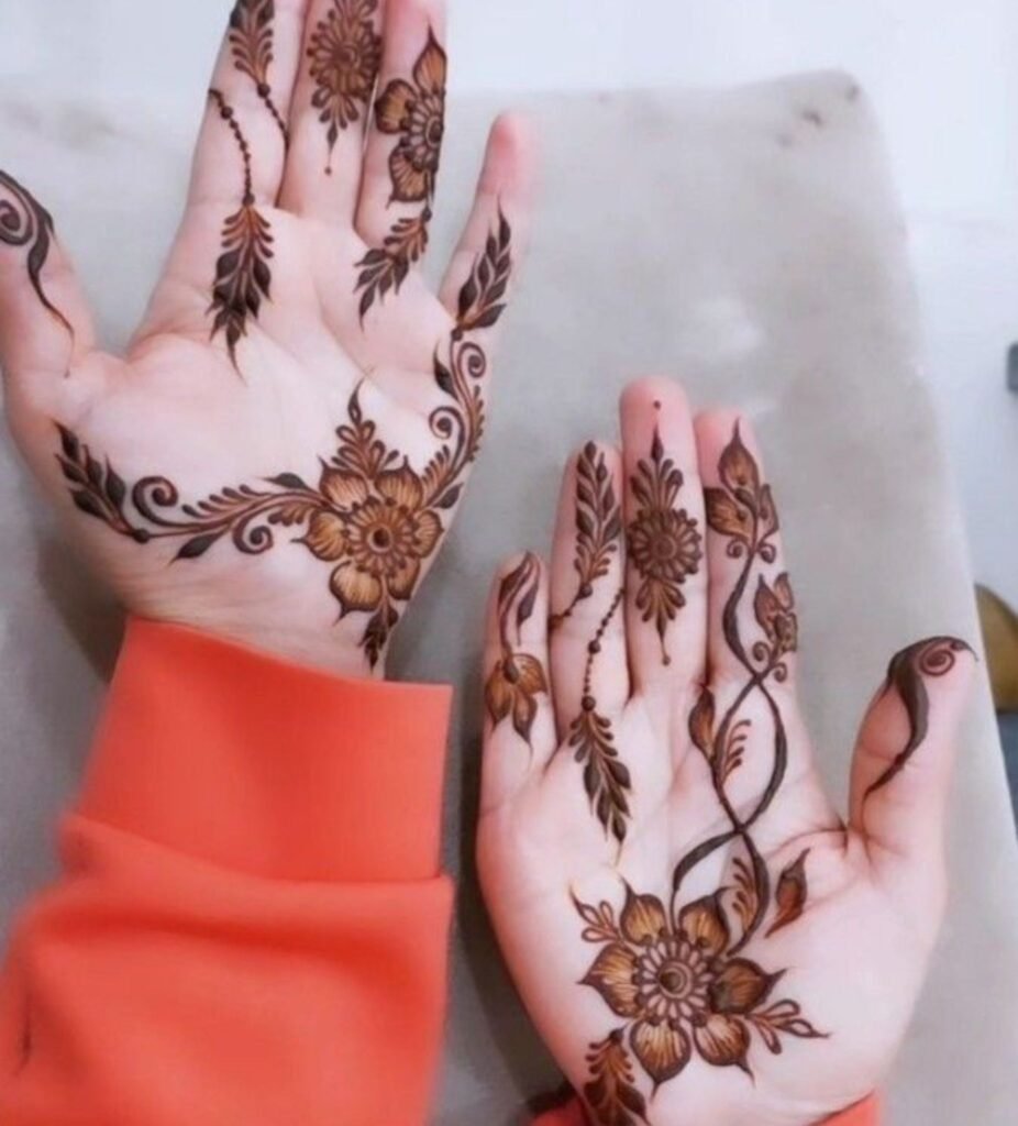 palm mehndi strips