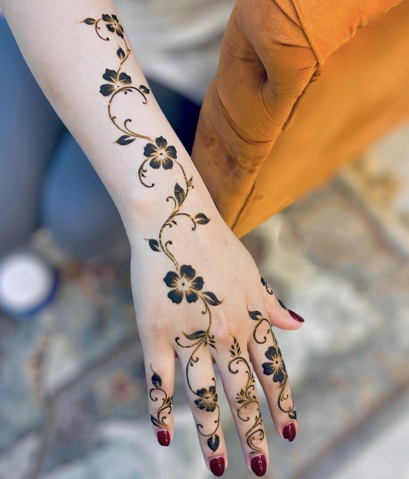 floral-mehndi-design-simple-full-hand