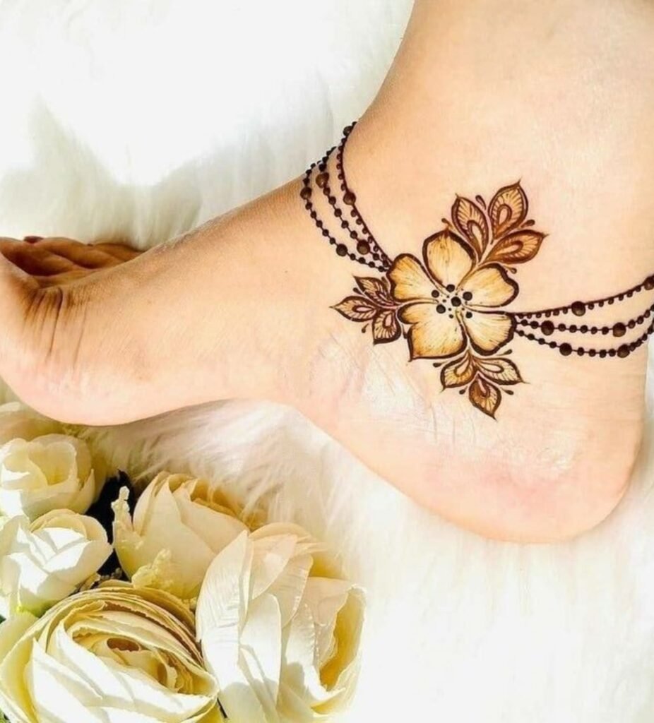 Anklet Style Mehndi
