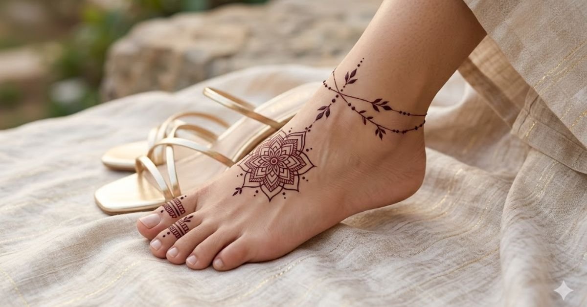 Simple Yet Stunning The Best Foot Mehndi Design Simple Ideas Trending in 2026