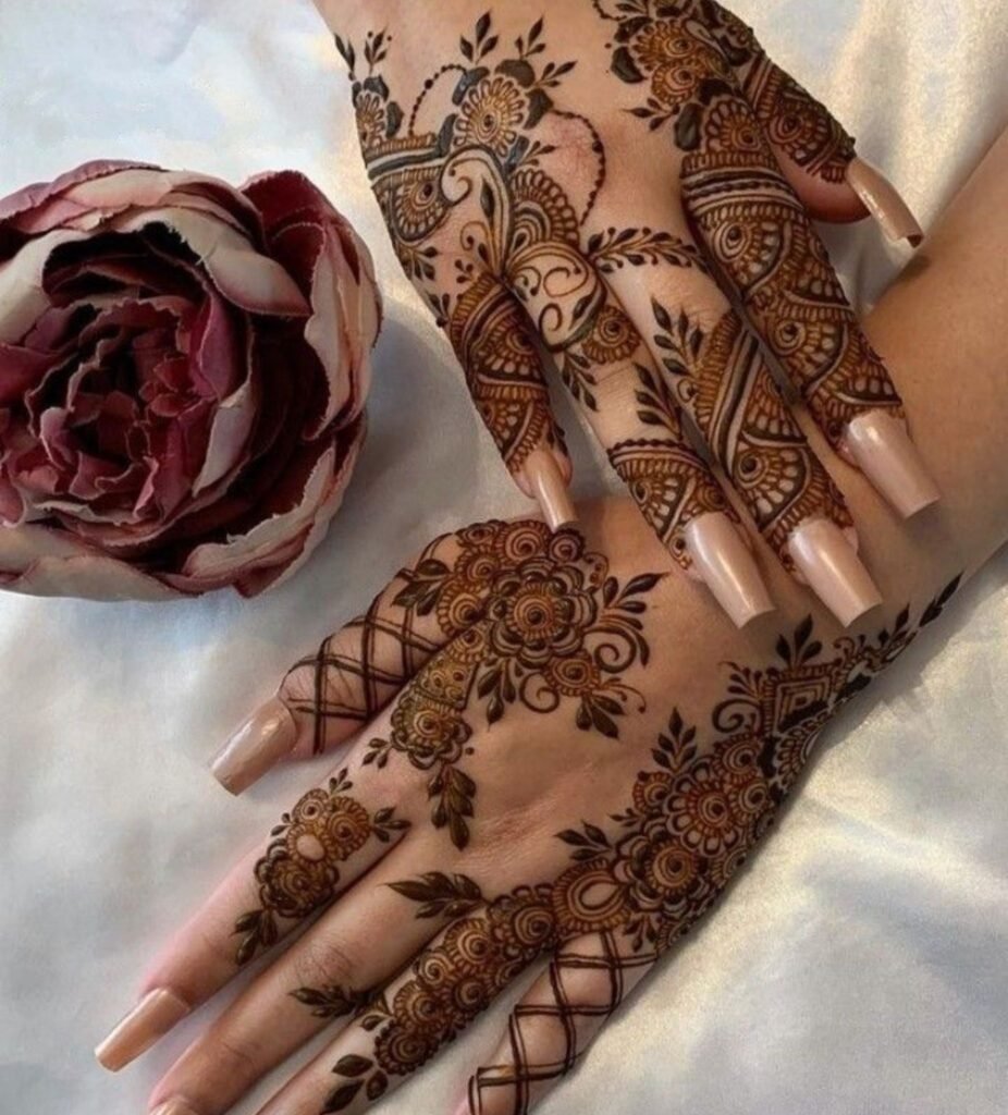 Full Length Bridal Finger Mehndi