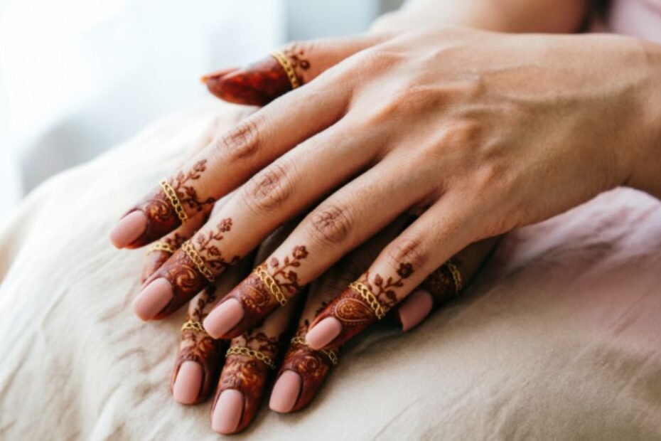 Royal Finger Mehndi Design