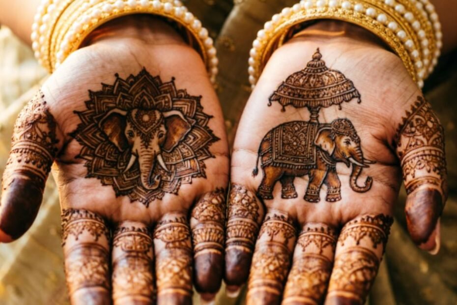 Elephant Mehndi Designs