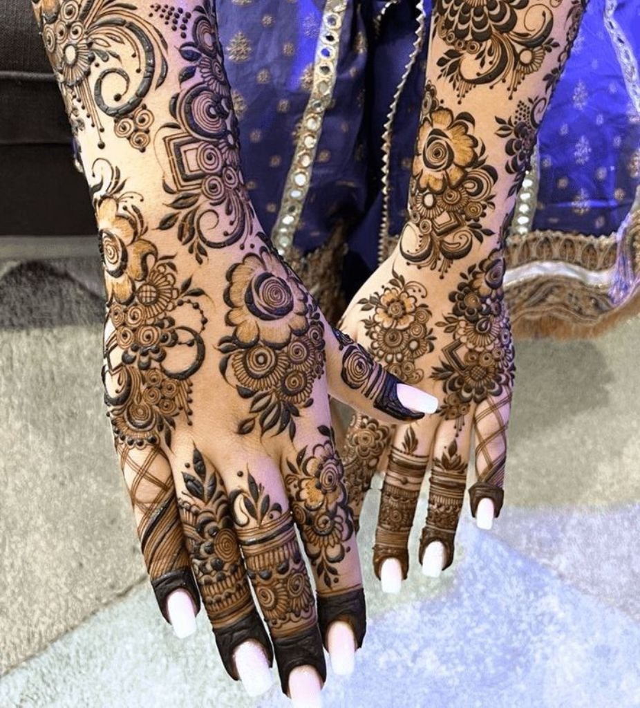 Arabick bridel mehndi design