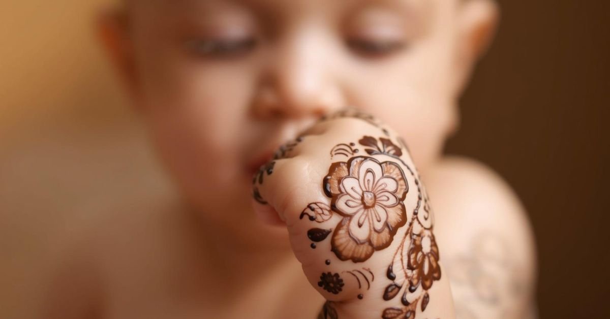 Adorable Baby Mehndi Design Patterns Everyone Loves