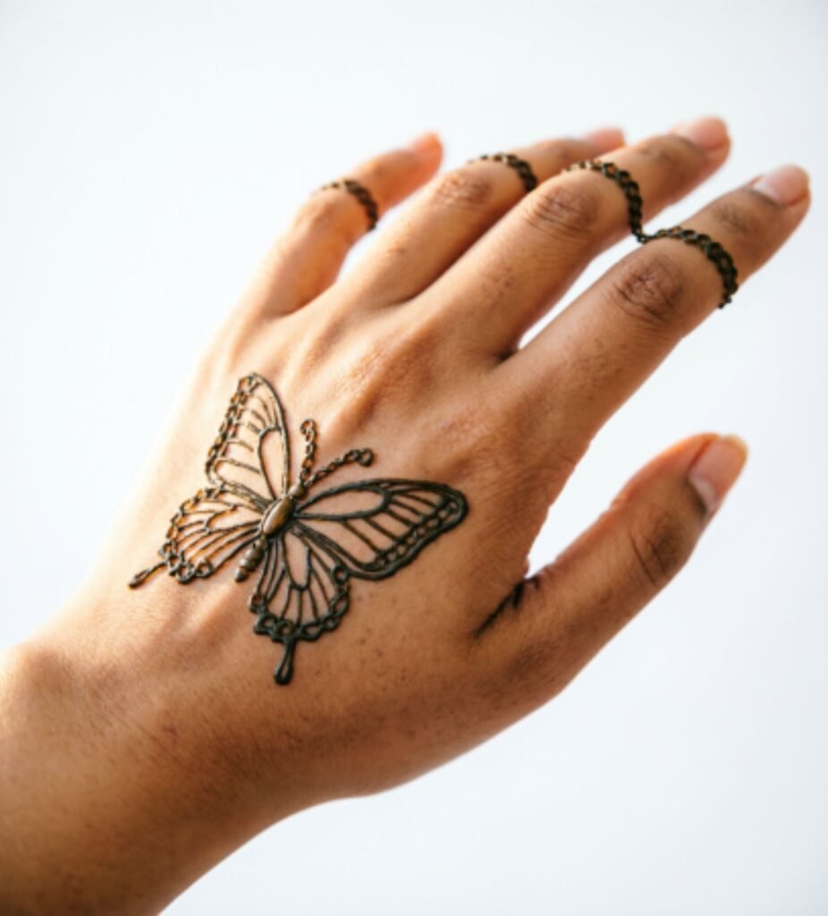 Back Hand Butterfly The Jewelry Look
