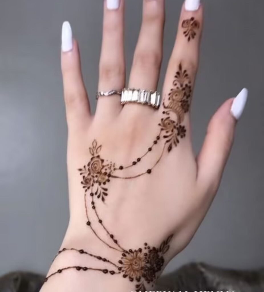 Intricate Back Hand Jewelry Patterns
