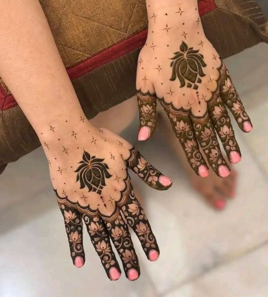 Striking Boldness Negative Space Lotus Art