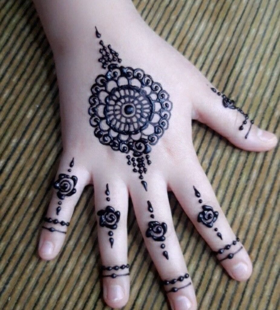 Tikka mehndi