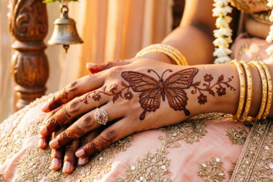 Butterfly Mehndi Designs