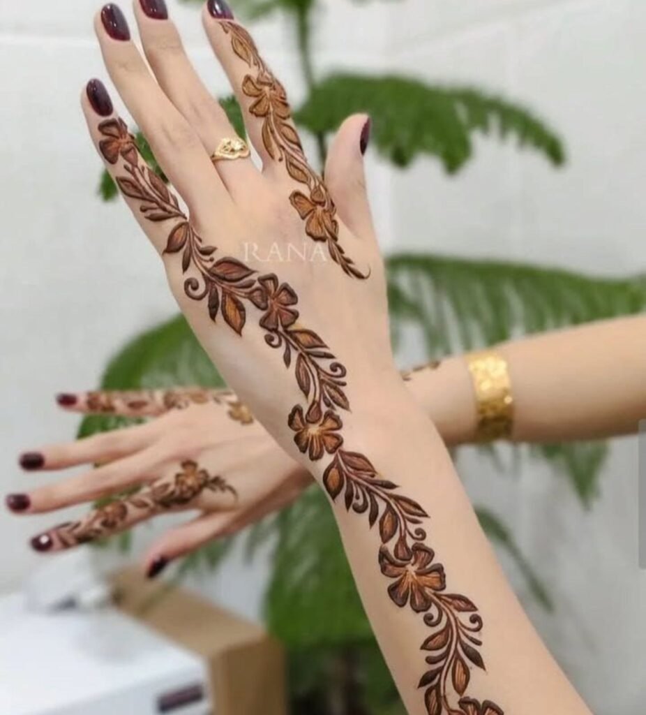 Minimalist Arabic Bel (Vine) for Forearms