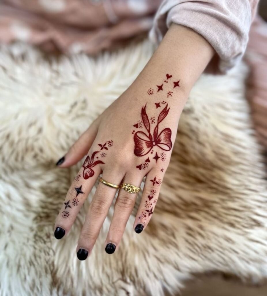 Butterfly Mehndi Design