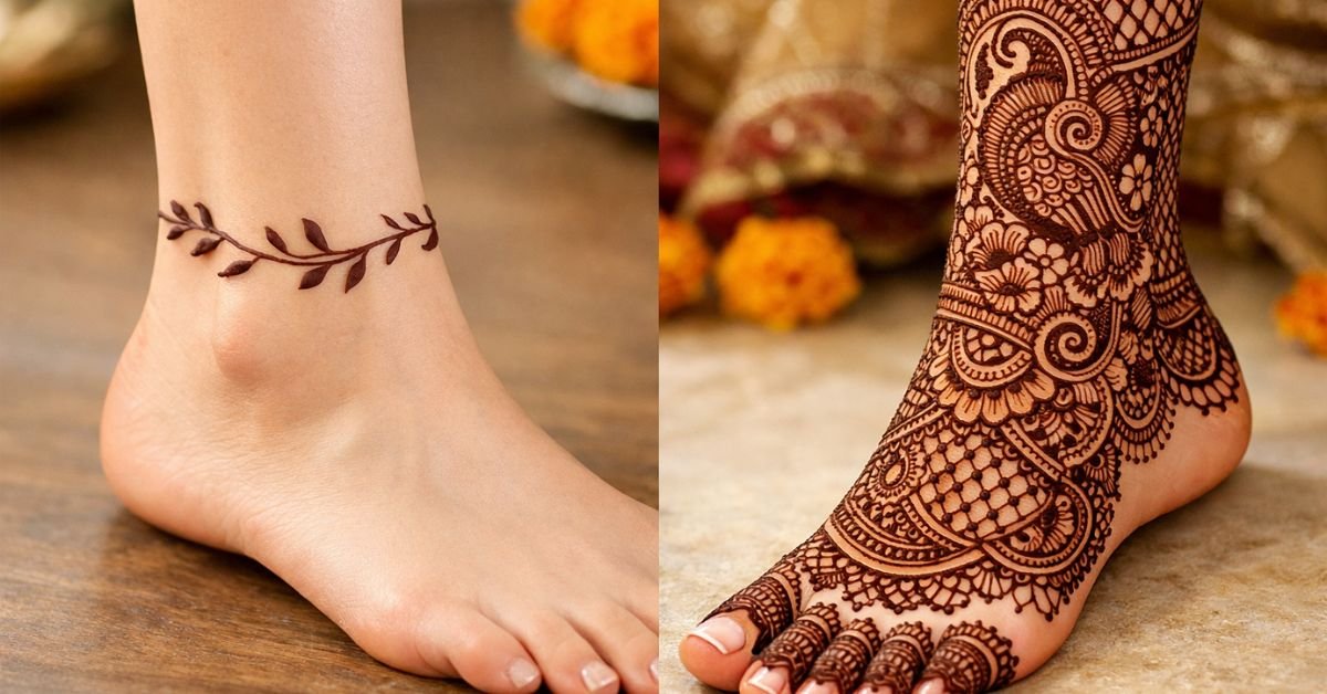 Stunning Leg Mehndi Design Trends From Minimalist Vines to Bridal Masterpieces
