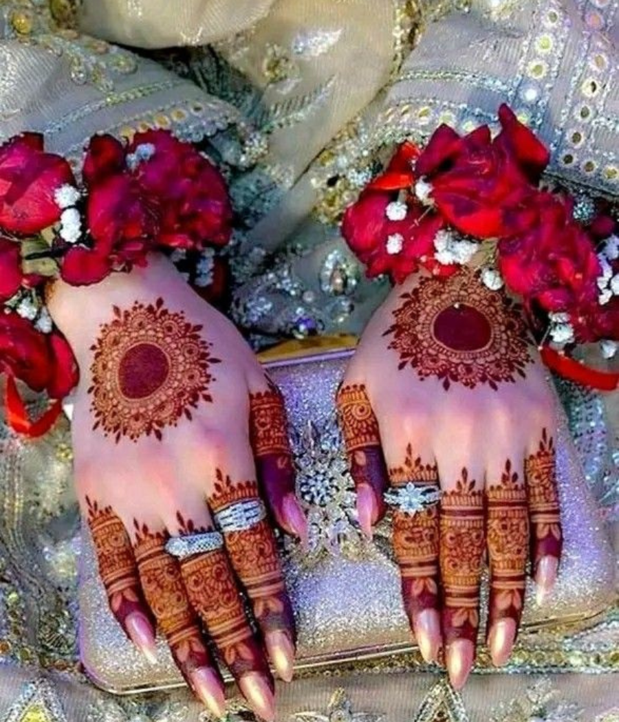 desi mehndi outfits