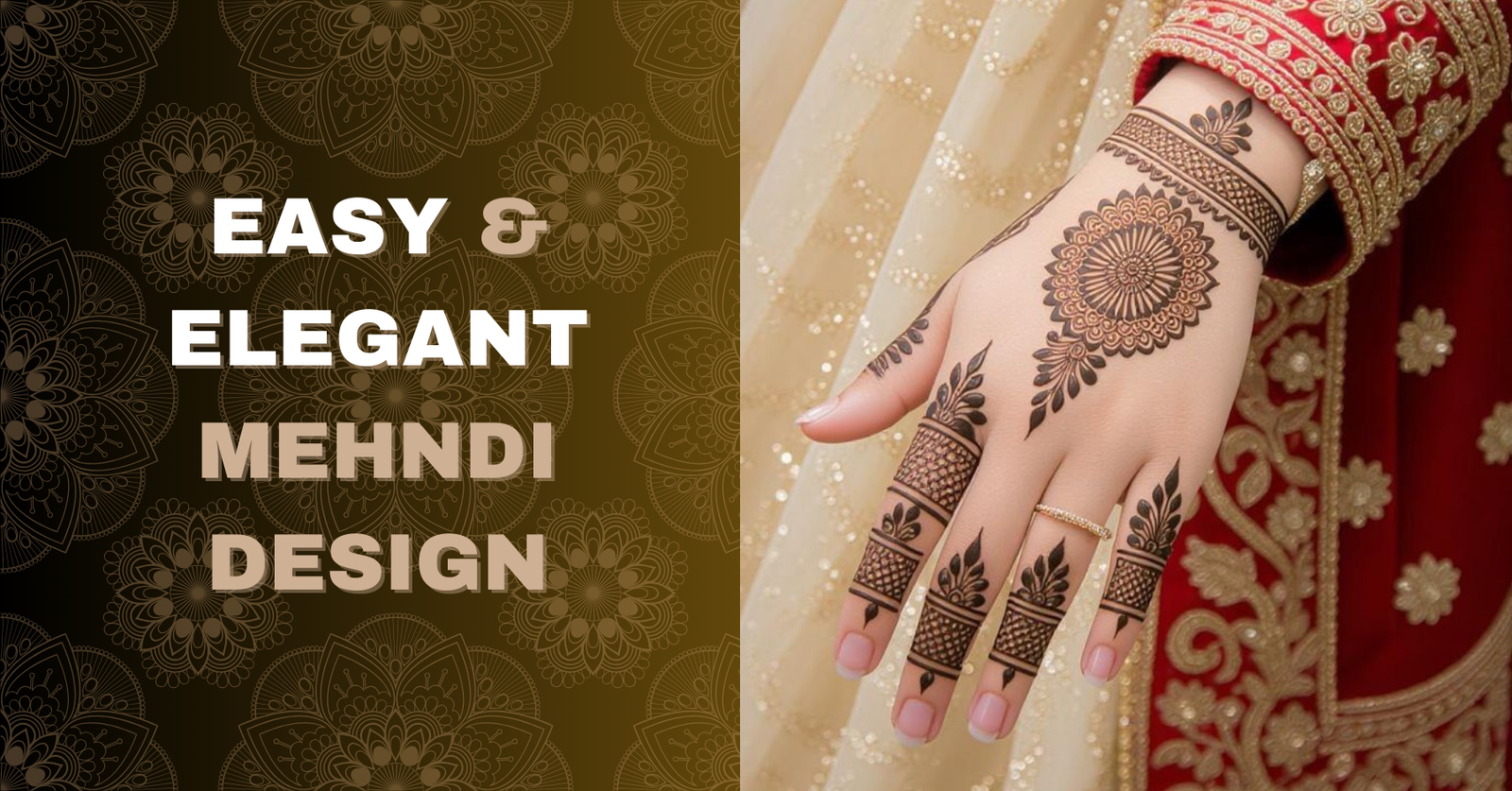 easy & elegant mehndi design