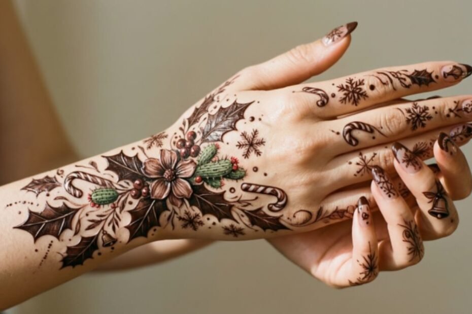 Christmas Mehndi Designs Festive Henna