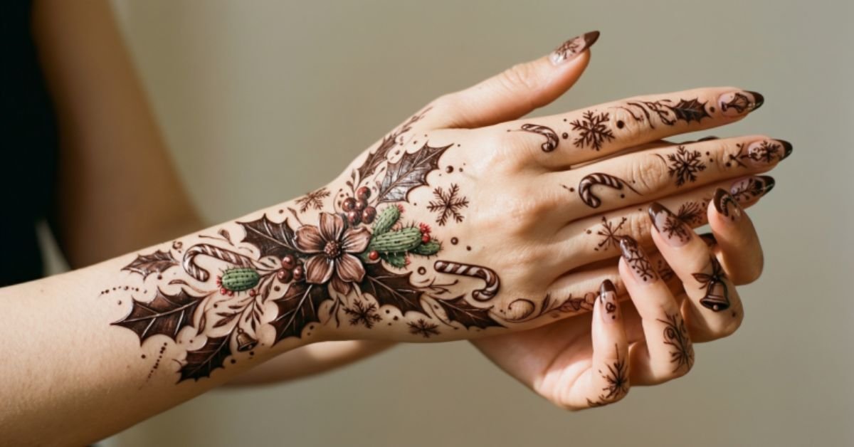 Christmas Mehndi Designs Festive Henna Art with a Holiday Twist