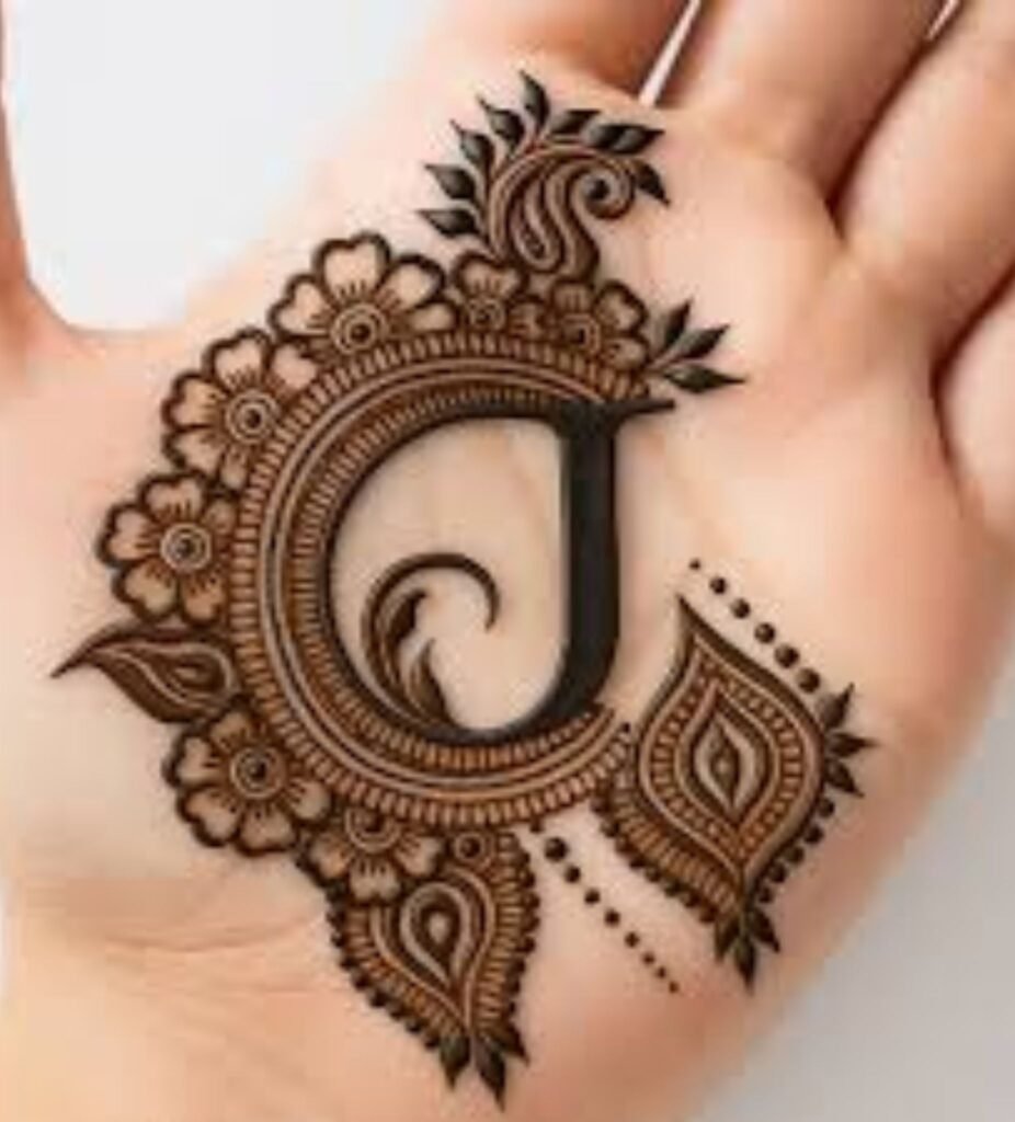 . Floral Border Name Designs
