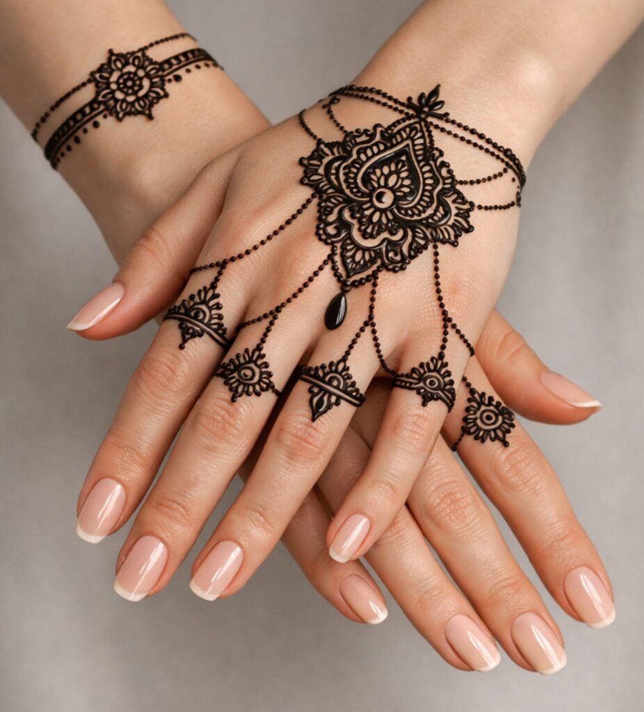Jewelry Style (Hathphool) Patterns
both hands