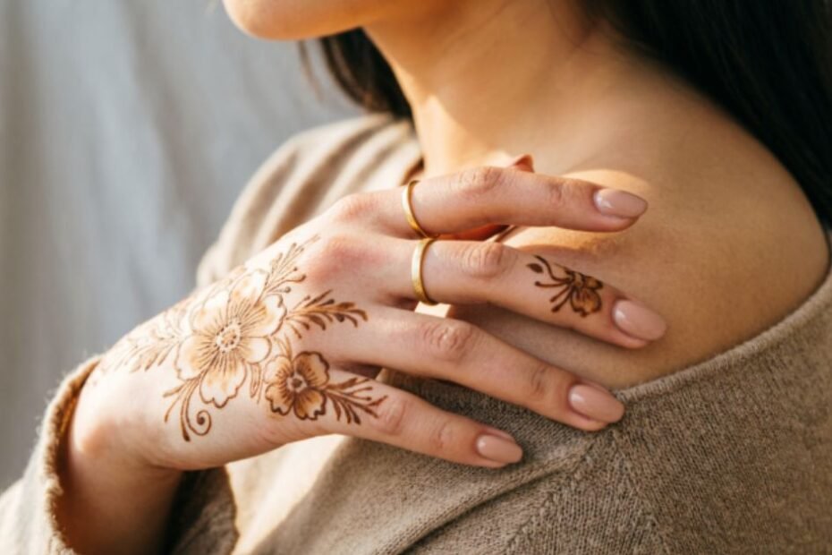 Gen Z Mehndi Design Back Hand