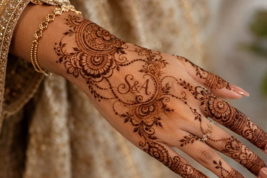 How to Write Name in Mehndi Design Elegantly