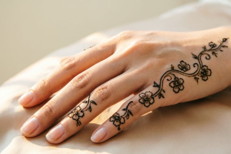 Minimal Henna Designs