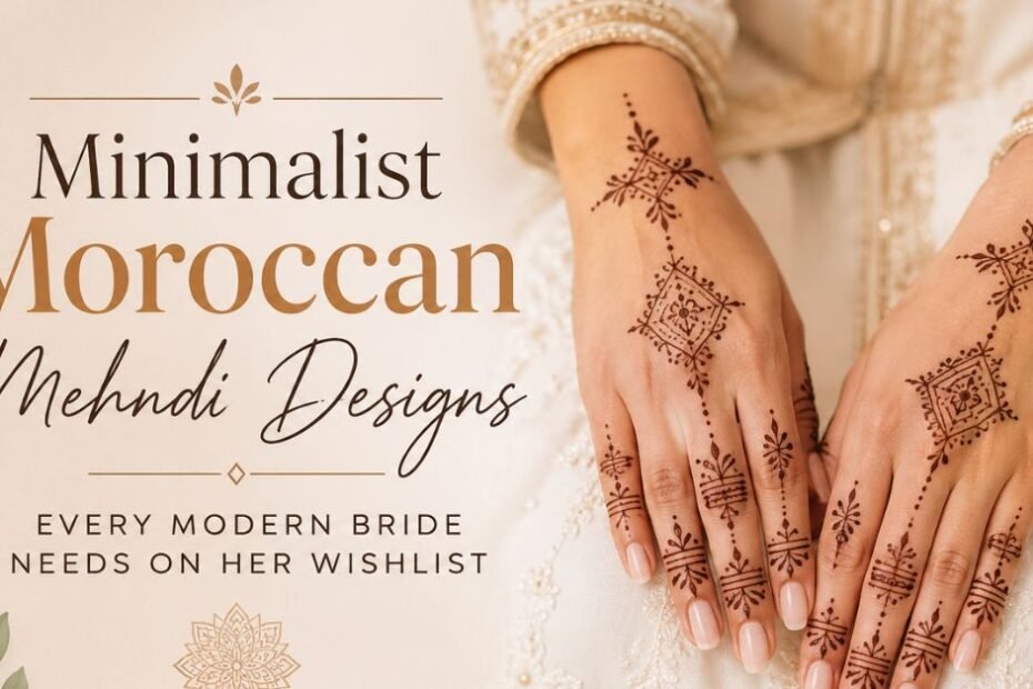 Minimalist Moroccan Mehndi Designs